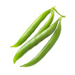 © ceren - Fresh green bean isolated on transparent or white background