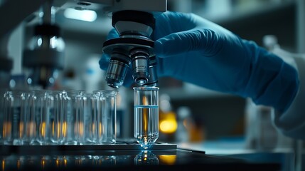 Aufkleber - Laptop science team and people learning for cancer cure help or medical development in laboratory Training investigation or research info with scientists in clinical trial for medicine : Generative AI