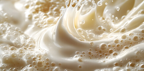 Splashing of white milk liquid drink background