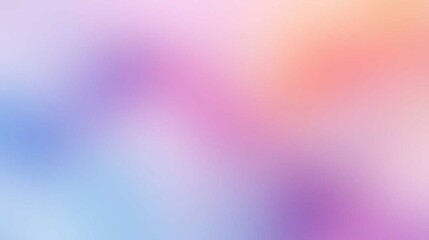 Wall Mural - Abstract gradient background, pastel colors, smooth shapes, blurred edges.