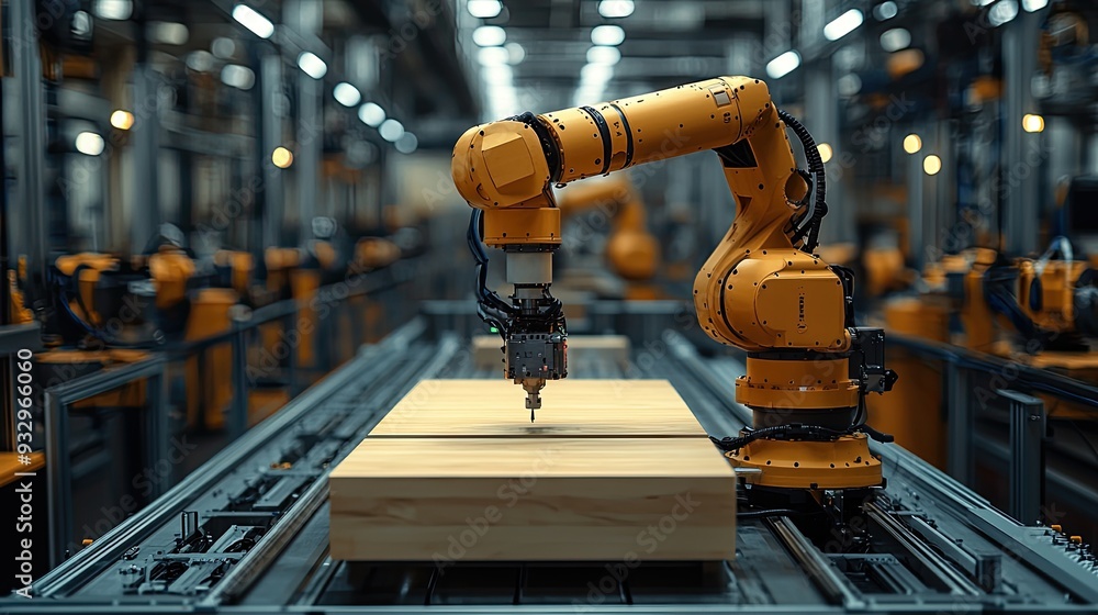 industrial automation,robotics in modern industrial factory high ...