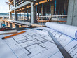 © Emanuel - blueprints Of a building under construction