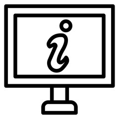 Sticker - Information Coverage Icon Style