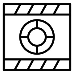 Sticker - Cinema Countdown Icon Style