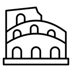 Sticker - Coliseum Icon Style