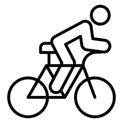 Sticker - Cycling Icon Style