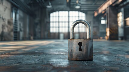 Padlock to show Security Icon Concept