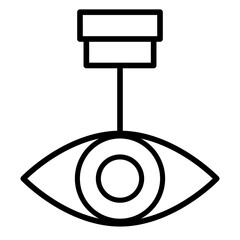 Poster - Laser Vision Correction Icon Style