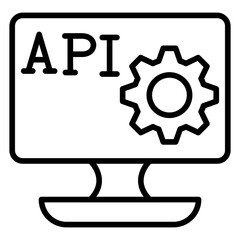 Wall Mural - Api Icon Style