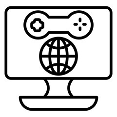 Sticker - Online Games Icon Style