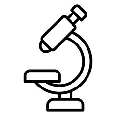 Wall Mural - Microscope Icon Style