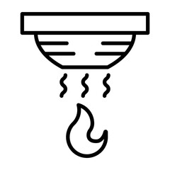 Sticker - Smoke Detector Icon Style