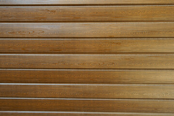 Sticker - Backdrop - brown faux wood exterior panel siding