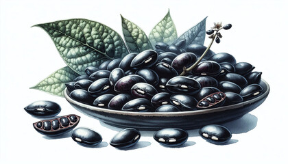 Bowl of Black Beans