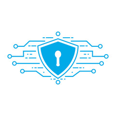 Sticker - Cyber ​​Security Icon