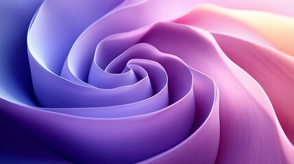 Wall Mural - A purple and pink swirl of fabric