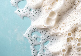 Poster - Artistic abstract background with bubbles and foam