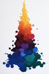 Poster - Vibrant abstract paint splash