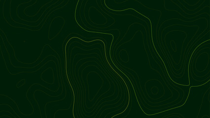 Sticker - Modern design with White background with topographic wavy pattern design. Abstract green background with white line topographic.