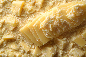 Wall Mural - Parmesan cheese background commercial advertising photo