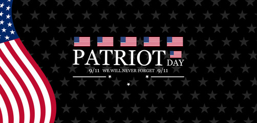 Wall Mural - Never Forget Commemorating Patriot Day on 911