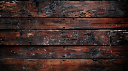 Wall Mural - old wooden background from planks. rustic abstract dark wood texture