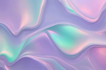 Wall Mural - abstract holographic background with iridescent colors