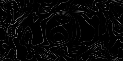 contour map texture topology concept with stroke only vector format abstract