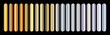 © Лилия Агапова - Silver gradient and gold gradient. Set of vector metallic gradients