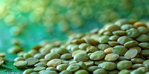 Wall Mural - green beans on the table