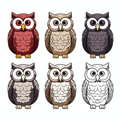 Wall Mural - Owl Clipart