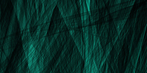 Holographic gradient diagonal stripes dark green background. abstract line pattern simple seamless design. Light Green vector backdrop with bent lines Abstract geometric grunge wrinkled canvas.