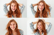 © Stefano - different expressions of happiness from the same girl