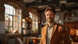 © Bussakon - Charismatic Startup Founder Pitching New Product to Potential Investors in Chic Urban Loft