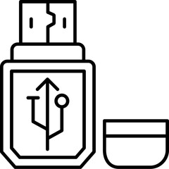 Canvas Print - Usb drive Icon