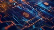 © Jnnwt.C - Futuristic Blockchain and Cryptocurrency Digital Technology Background