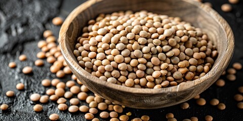 Wall Mural - buckwheat in a bowl