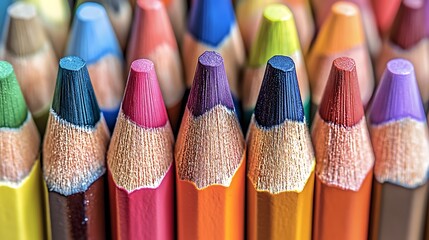 Colored Pencils for Artistic Drawing and Creativity, Essential Supplies for Design and Educational Projects, Enhancing Imagination and Artistic Expression