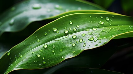 Poster - a close up of a leaf. 