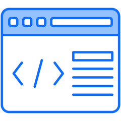 Web Coding Icon