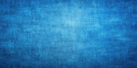 Wall Mural - Blue abstract background with canvas texture , Art, painting, textured, colors, artistic, backdrop, creative, design