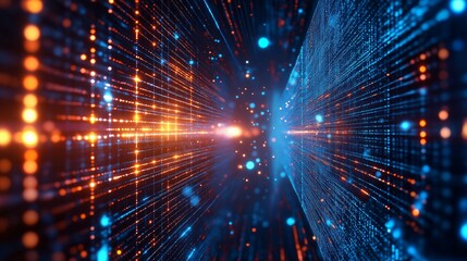 Digital signal processing in telecommunication, illustrating data encoding, transmission, and error correction.