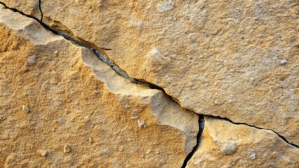 Aufkleber - Detail of stone texture with crack background, stone, texture, crack, background, detailed, rough, surface, natural, pattern
