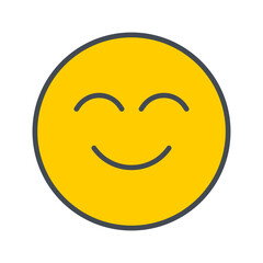 Sticker -  Smiling Face with Smiling