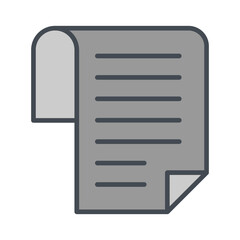 Poster - Document Vector Icon