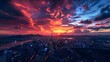 © Farid - Sunset of Seoul City and Seoul Tower South Korea.