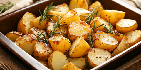 Wall Mural - Hot Roast Potatoes