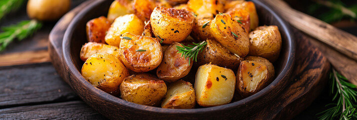 Wall Mural - Hot Roast Potatoes