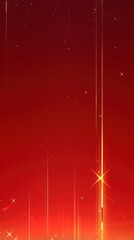 Wall Mural - Red and gold abstract background