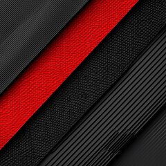 black and red colour carbon fibre stylish raw material background for posting and status generated by AI